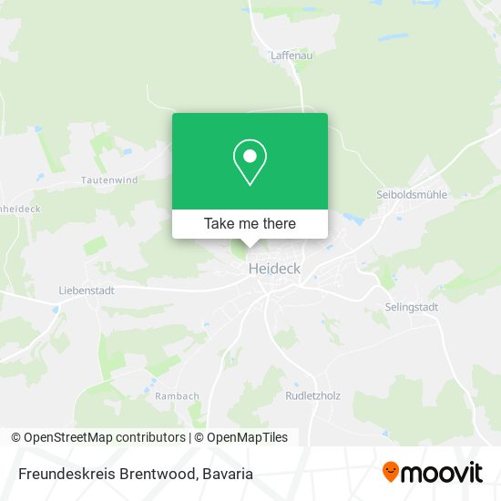 Freundeskreis Brentwood map