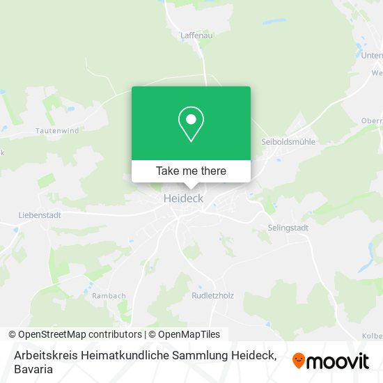 Arbeitskreis Heimatkundliche Sammlung Heideck map