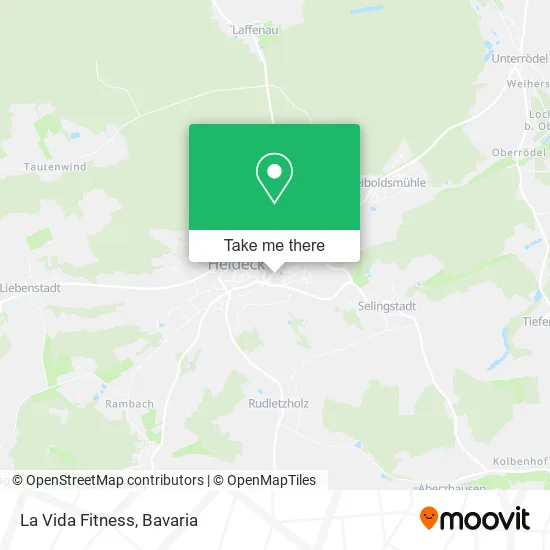 Карта La Vida Fitness