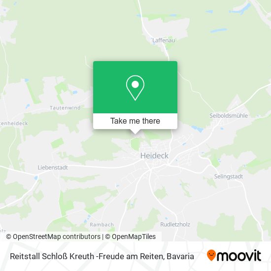 Reitstall Schloß Kreuth -Freude am Reiten map