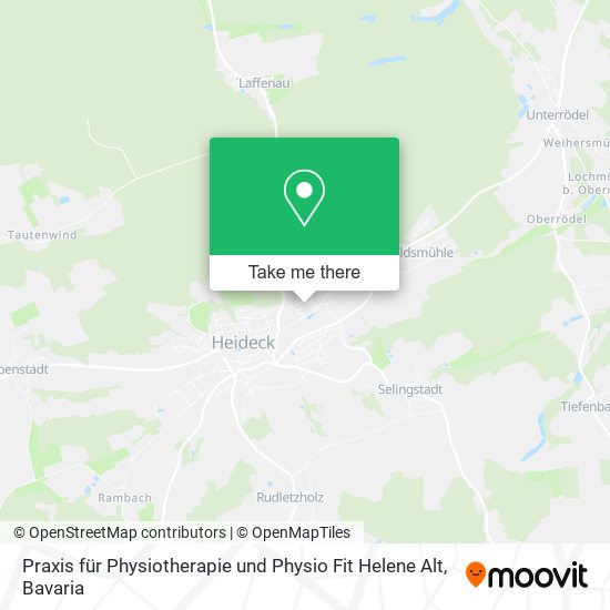 Praxis für Physiotherapie und Physio Fit Helene Alt map