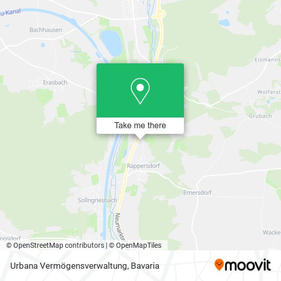 Urbana Vermögensverwaltung map