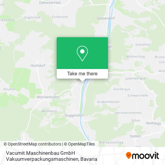 Vacumit Maschinenbau GmbH Vakuumverpackungsmaschinen map
