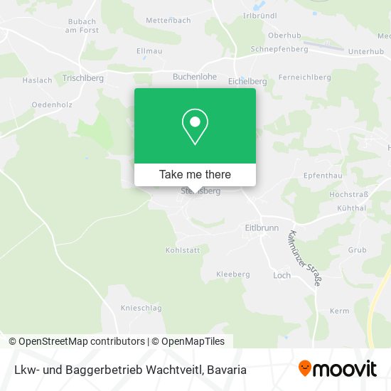 Lkw- und Baggerbetrieb Wachtveitl map