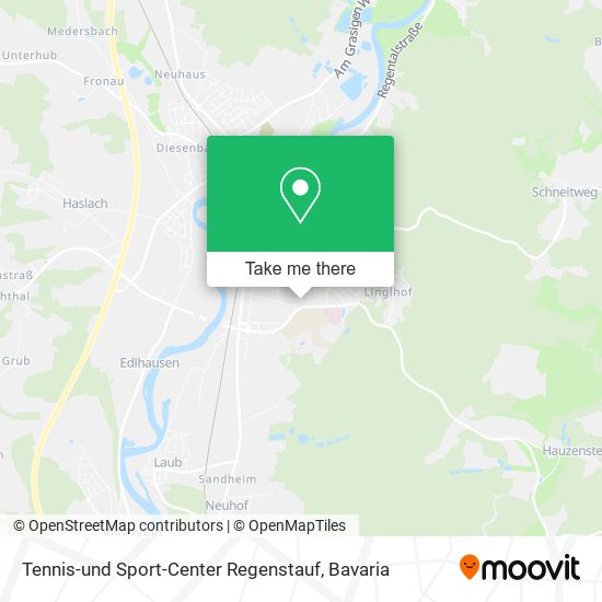 Tennis-und Sport-Center Regenstauf map