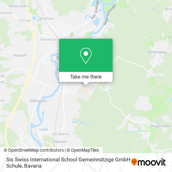 Карта Sis Swiss International School Gemeinnützige GmbH Schule