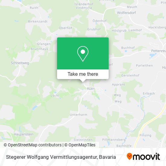 Stegerer Wolfgang Vermittlungsagentur map