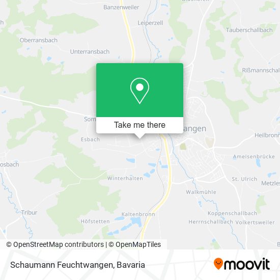 Schaumann Feuchtwangen map