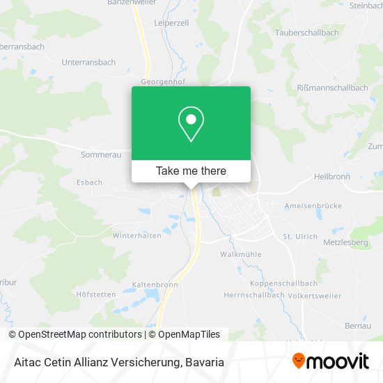 Aitac Cetin Allianz Versicherung map