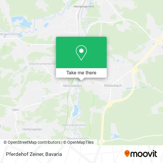 Карта Pferdehof Zeiner