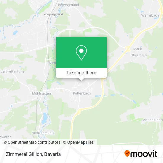 Карта Zimmerei Gillich