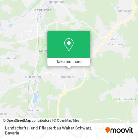 Landschafts- und Pflasterbau Walter Schwarz map