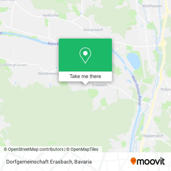 Dorfgemeinschaft Erasbach map