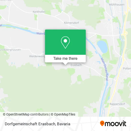 Карта Dorfgemeinschaft Erasbach