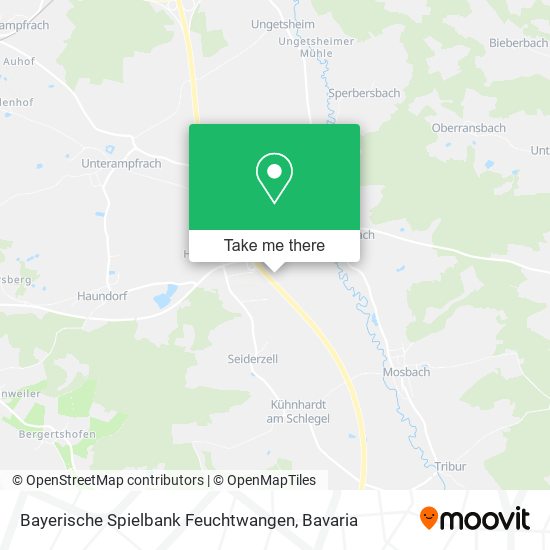 Bayerische Spielbank Feuchtwangen map