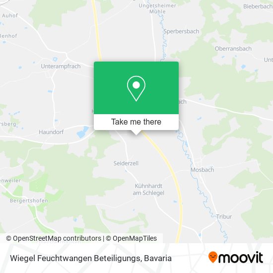 Wiegel Feuchtwangen Beteiligungs map