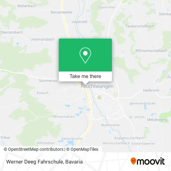 Карта Werner Deeg Fahrschule