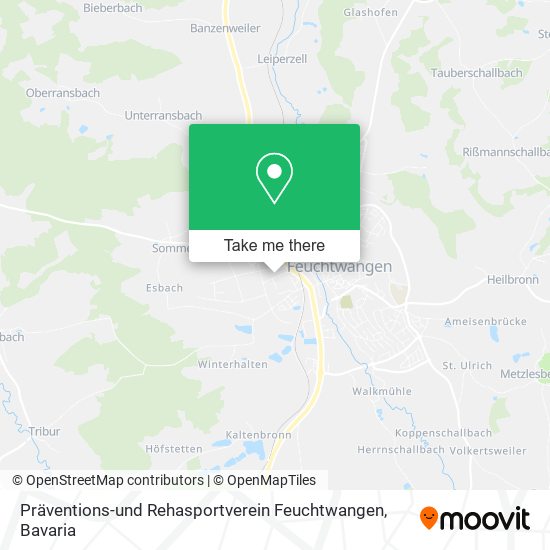 Präventions-und Rehasportverein Feuchtwangen map