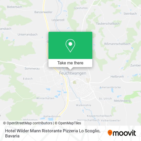 Hotel Wilder Mann Ristorante Pizzeria Lo Scoglio map