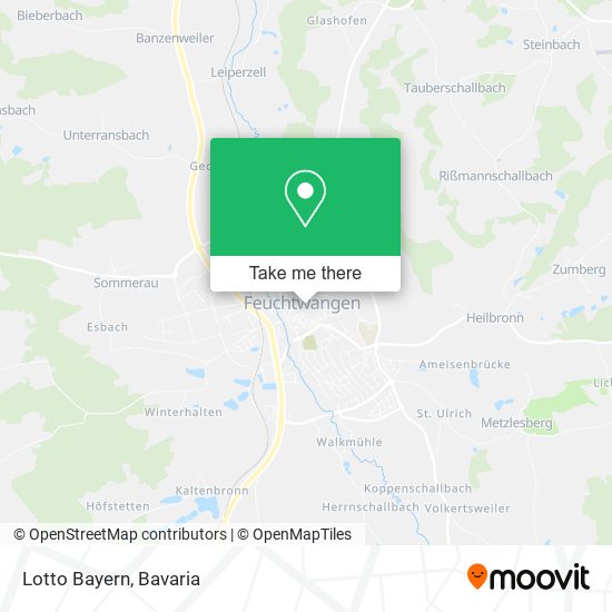 Lotto Bayern map