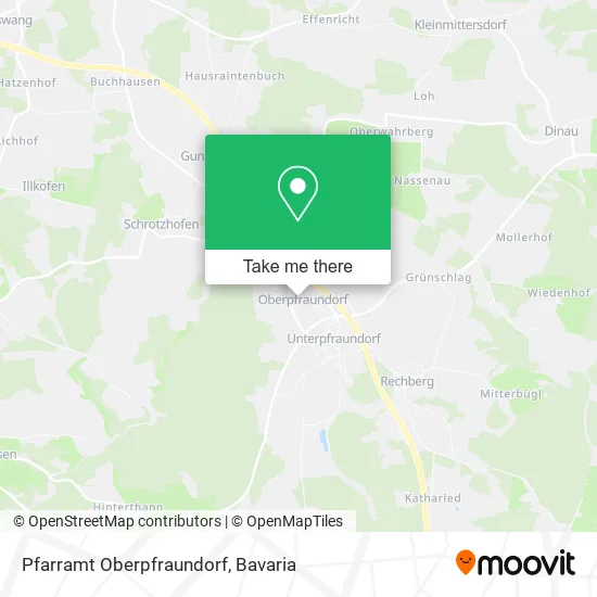 Карта Pfarramt Oberpfraundorf