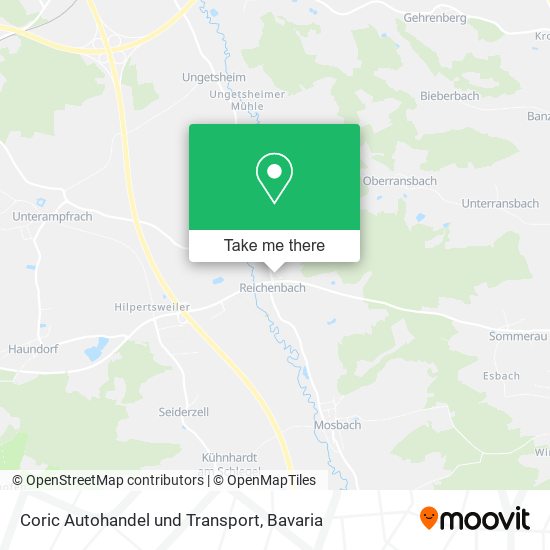 Карта Coric Autohandel und Transport