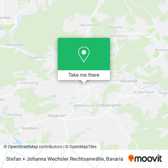 Stefan + Johanna Wechsler Rechtsanwälte map