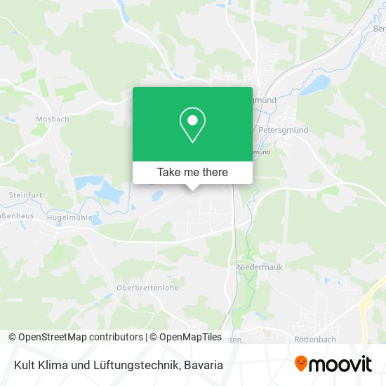 Kult Klima und Lüftungstechnik map