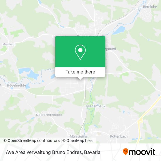 Ave Arealverwaltung Bruno Endres map
