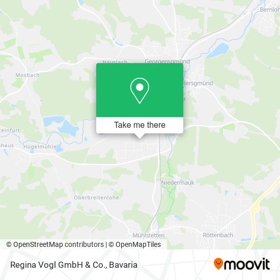 Regina Vogl GmbH & Co. map