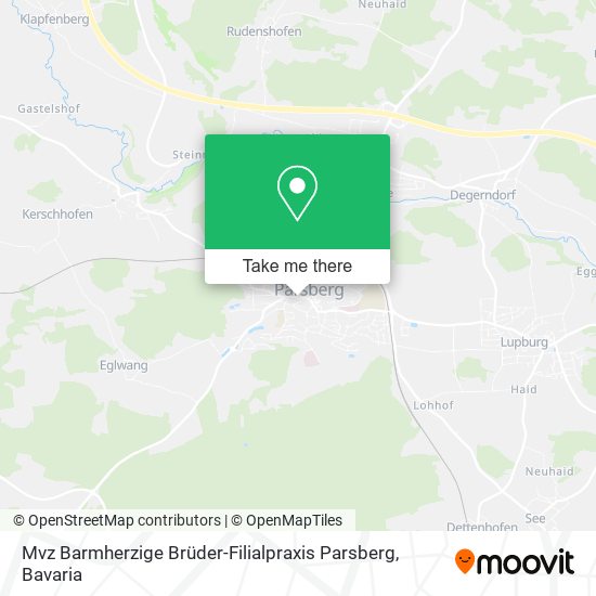 Mvz Barmherzige Brüder-Filialpraxis Parsberg map