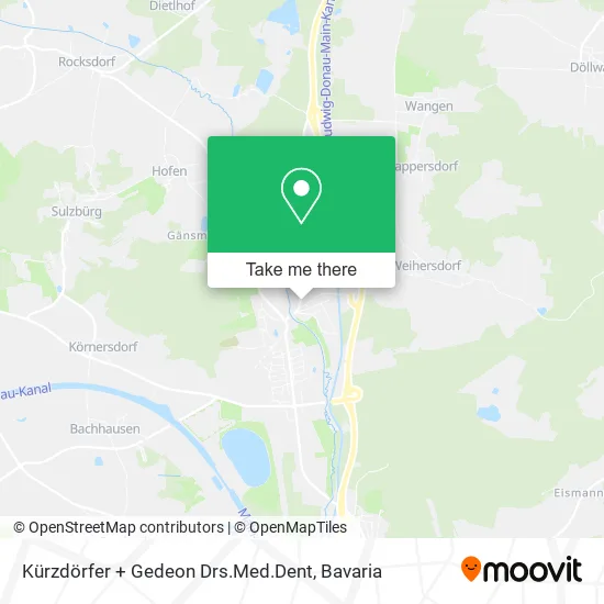Карта Kürzdörfer + Gedeon Drs.Med.Dent