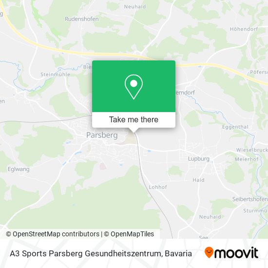 Карта A3 Sports Parsberg Gesundheitszentrum