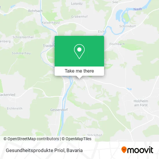 Карта Gesundheitsprodukte Priol
