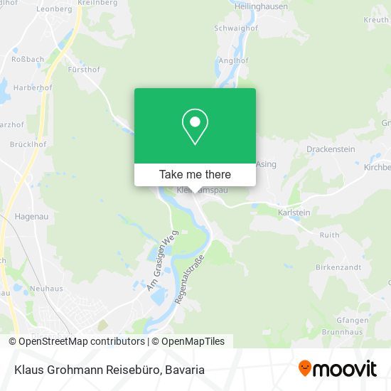 Klaus Grohmann Reisebüro map