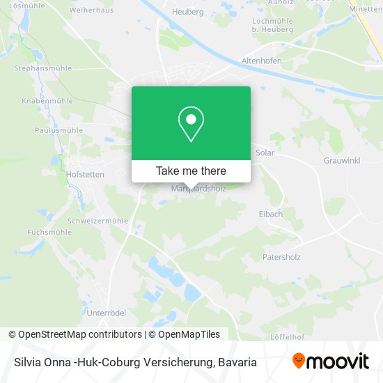 Карта Silvia Onna -Huk-Coburg Versicherung