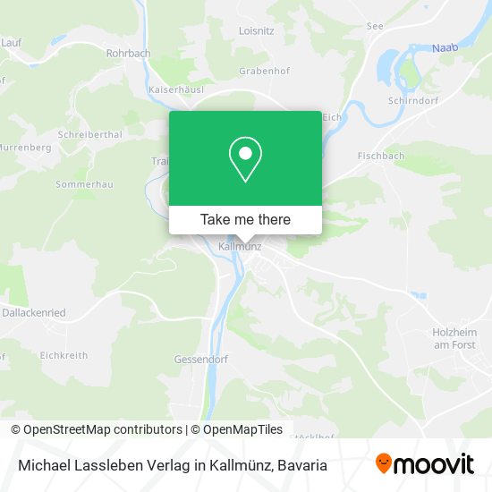 Michael Lassleben Verlag in Kallmünz map