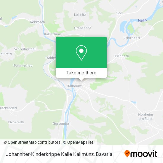 Johanniter-Kinderkrippe Kalle Kallmünz map