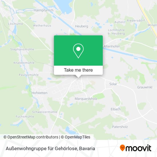 Außenwohngruppe für Gehörlose map