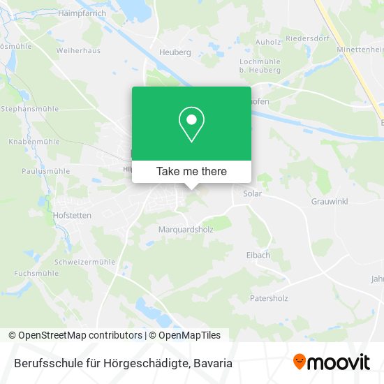 Berufsschule für Hörgeschädigte map