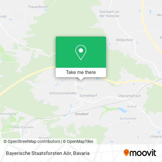 Bayerische Staatsforsten Aör map