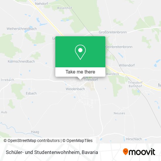 Schüler- und Studentenwohnheim map
