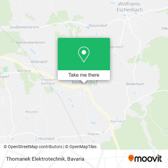 Thomanek Elektrotechnik map