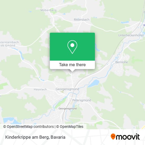 Kinderkrippe am Berg map