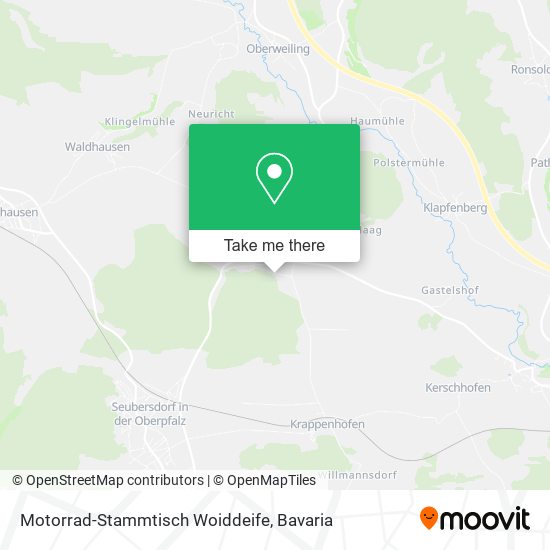 Motorrad-Stammtisch Woiddeife map