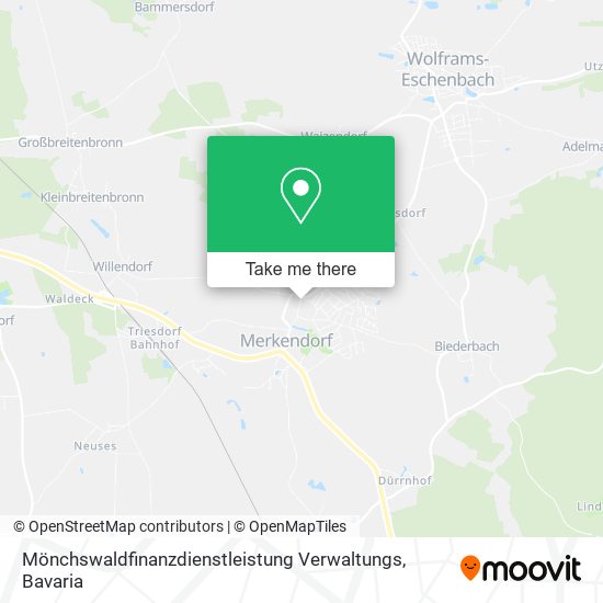 Mönchswaldfinanzdienstleistung Verwaltungs map