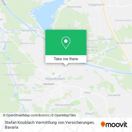 Stefan Knoblach Vermittlung von Versicherungen map