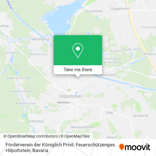 Карта Förderverein der Königlich Privil. Feuerschützenges. Hilpoltstein