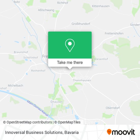 Innoversal Business Solutions map