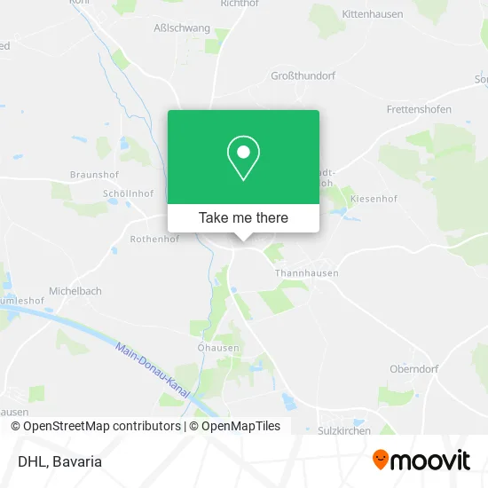 Карта DHL